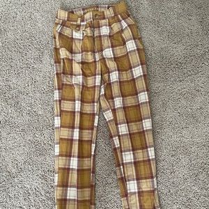 American eagle plaid pants